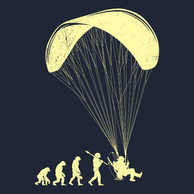 Paramotor Evolution Monkey Human Paraglider