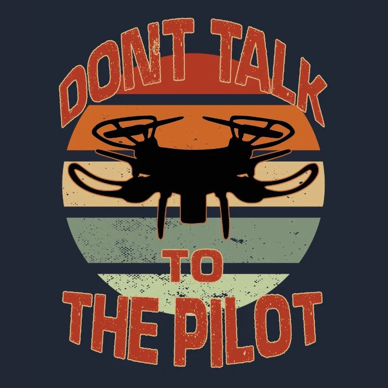 Rétro pilote de drones hobby drones voler des drones
