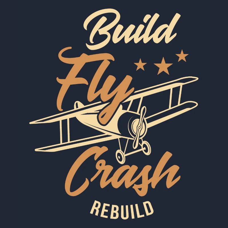 Conception d'avions Rc avec reconstruction de crash de vol de construction,