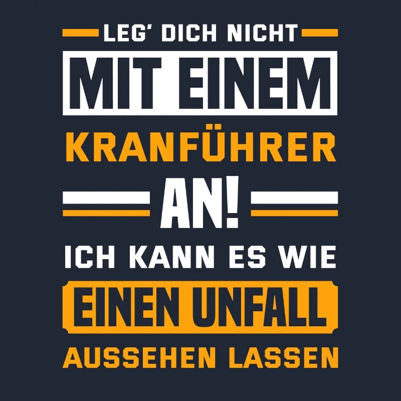Kran Kranfahrer Kranführer Bauarbeiter Geschenk