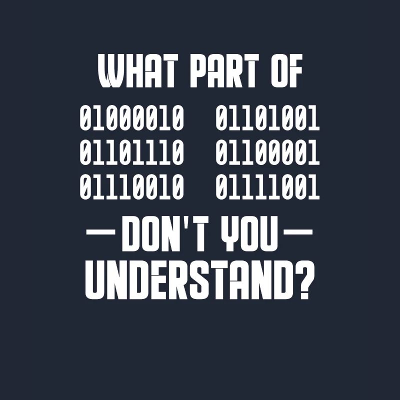 Binär Code Programmierer Coder Geschenk