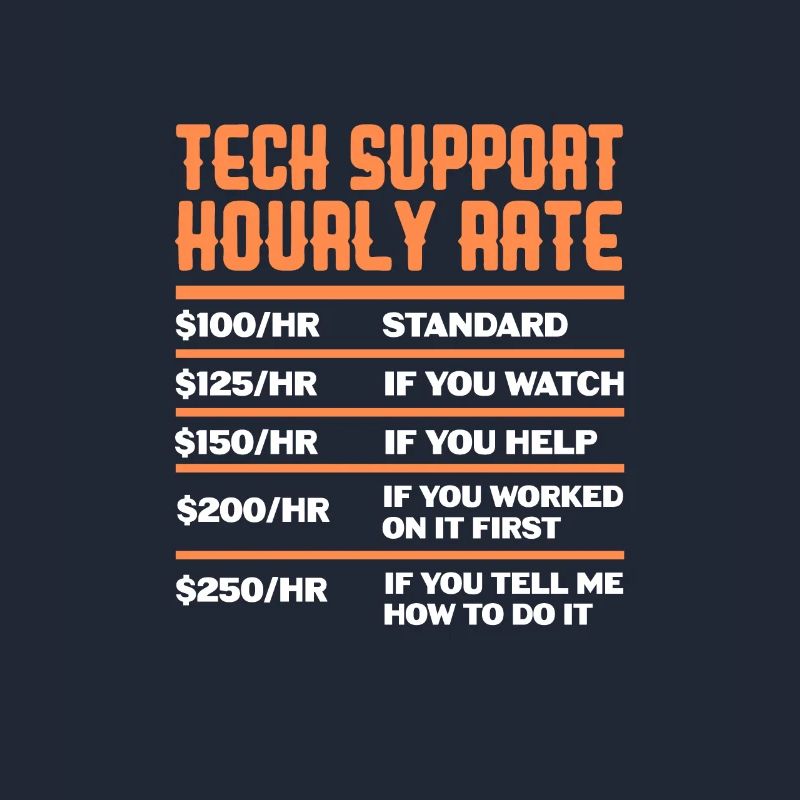 Technischer Support Computer It Admin Geschenk