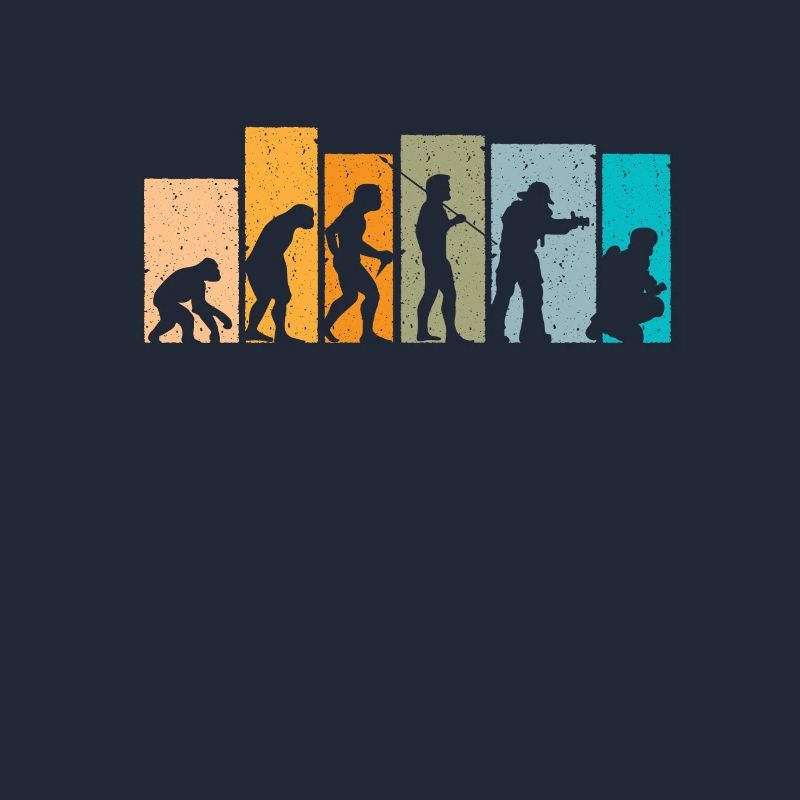 Evolution Retro Pompier Pompier Cadeau