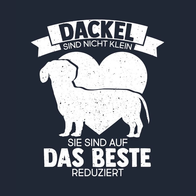 Dackel sind nicht klein, Sie sind auf das Beste Re