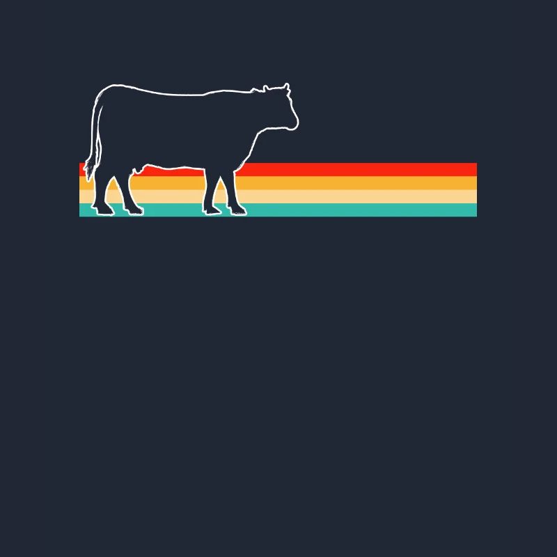 Cow Beef Retro