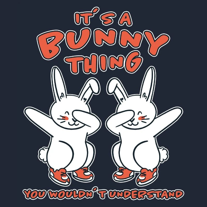 Rabbit Funny Saying Dabbing Rabbit Gift
