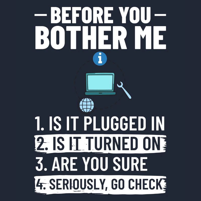 Tech Support IT Technischer Hilfe Helpdesk