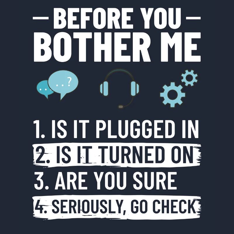 Tech Support IT Technischer Hilfe Helpdesk