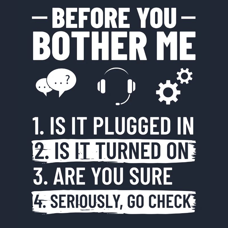 Tech Support IT Technischer Hilfe Helpdesk