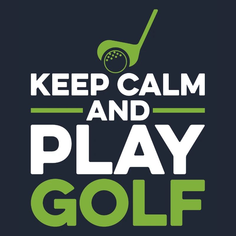 Keep Kalm And Play Golf Golf Player Golfing Driver