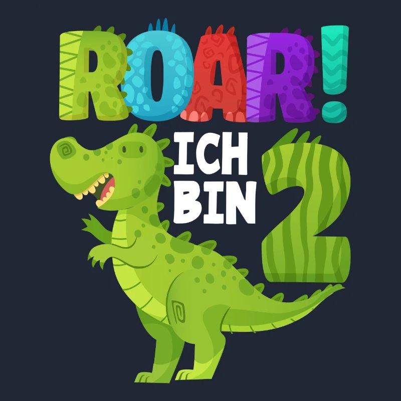 Ich Bin 2 Dinosaurier 2. Geburtstag Jungs Geschenk