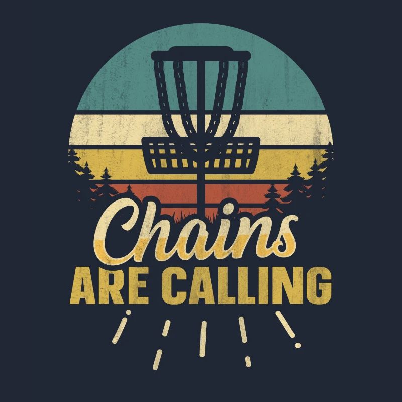 Retro Sunset Chains Are Calling Disc Golf
