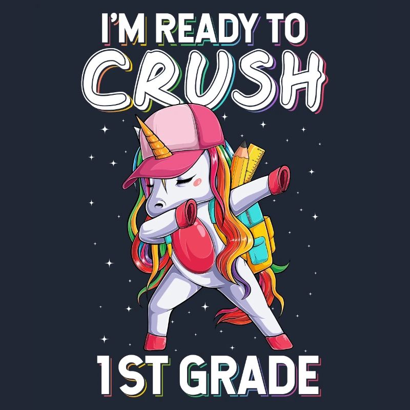 Ich bin bereit, das Einhorn der 1. Klasse zu zerquetschen