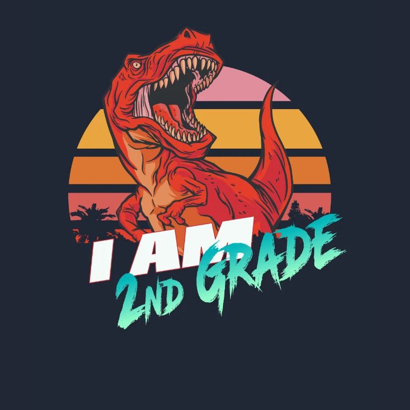 I am 2nd Grade, Second Grader - T-REX