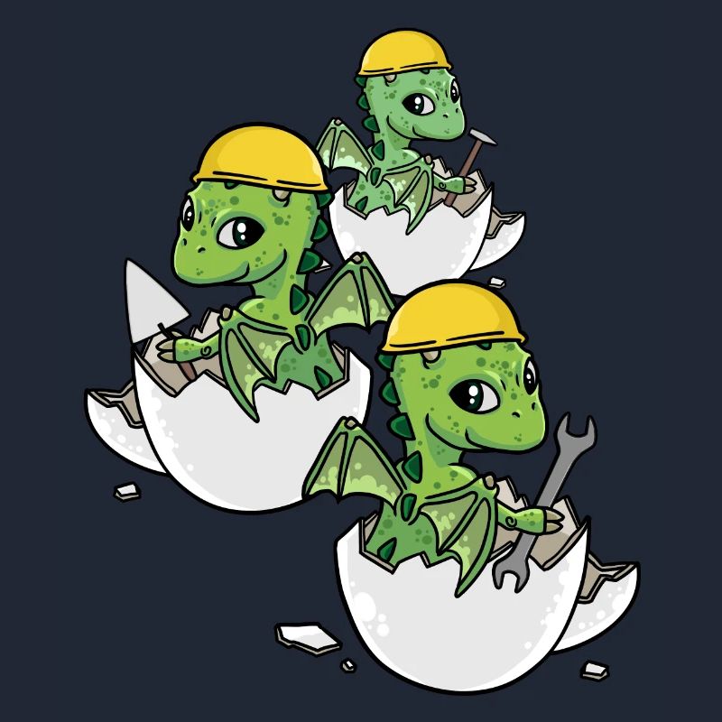 Dino Craftsman Eggshell Tool Professions Work