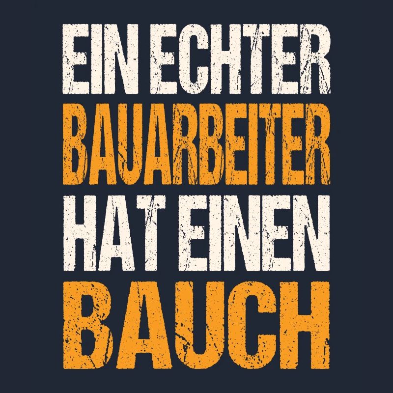 Ein Echter Bauarbeiter Hat Einen Bauch