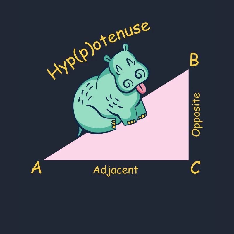Math teacher mathematician Hippotenuse