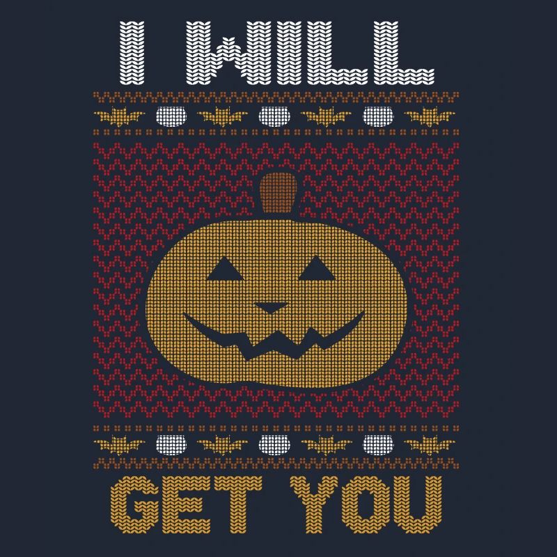 Stitch Pattern Pumpkin Get You Creature Halloween