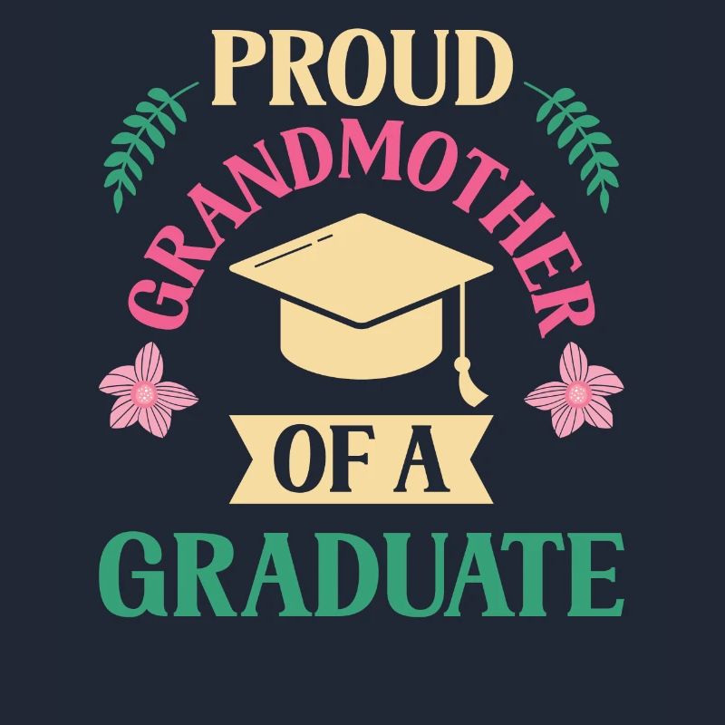 Stolze Großmutter Eines Absolventen Absolvent