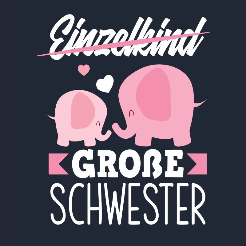 Süßes Ich Werde Große Schwester Elefant