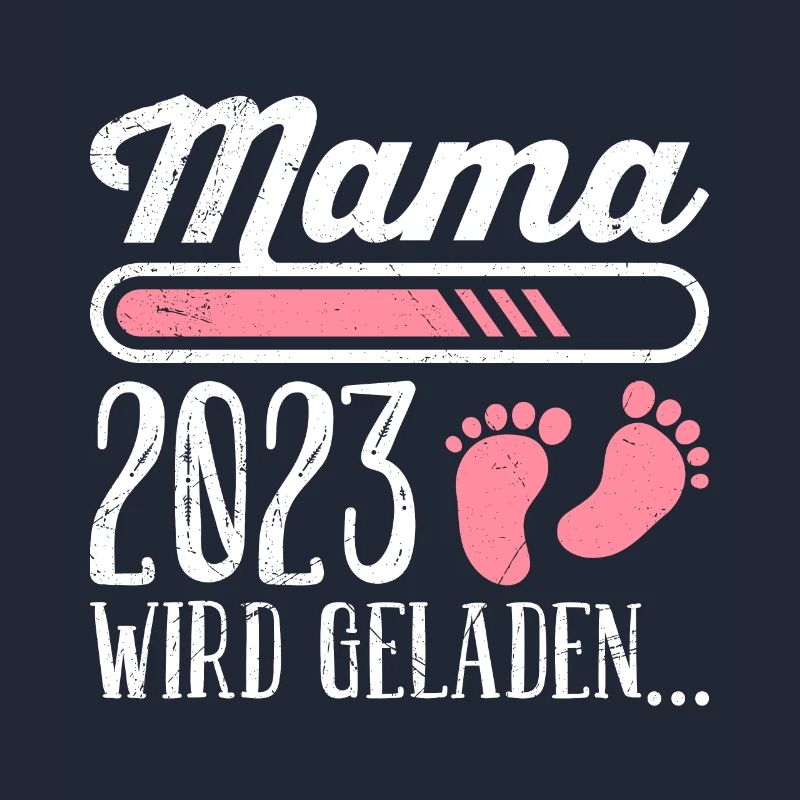 Mama 2023 loading Mutter schwanger Mädchen Mama