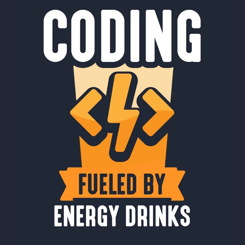 Programming with Energydrinks Coding Code Coder