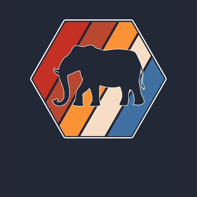 Éléphant Rétro