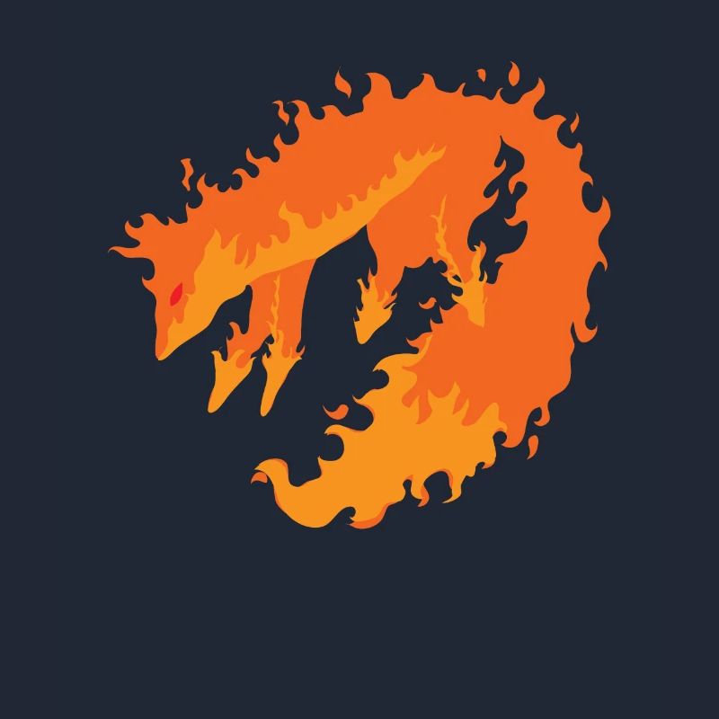 Fire Fox Burning Fox Wilderness Fox