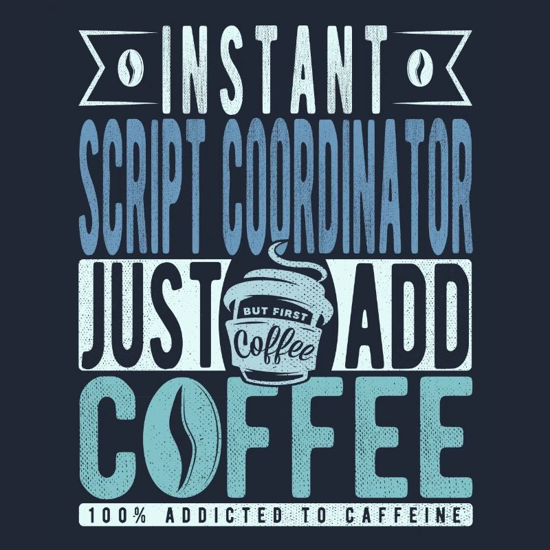 Café du coordinateur de script disant