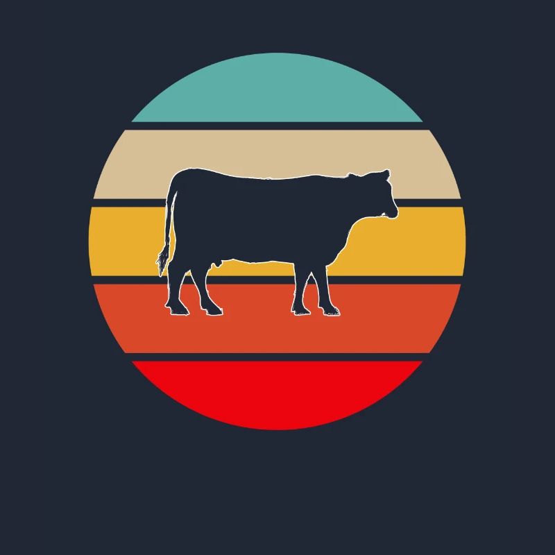 Cow Beef Retro