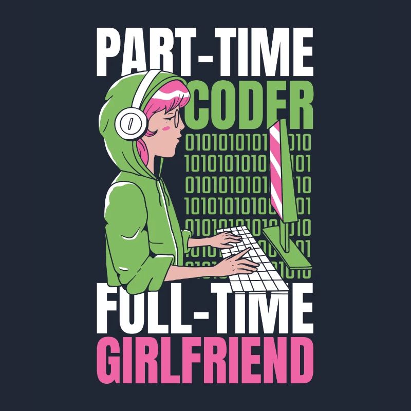 Entwickler Coder Programmierer Feste Freundin