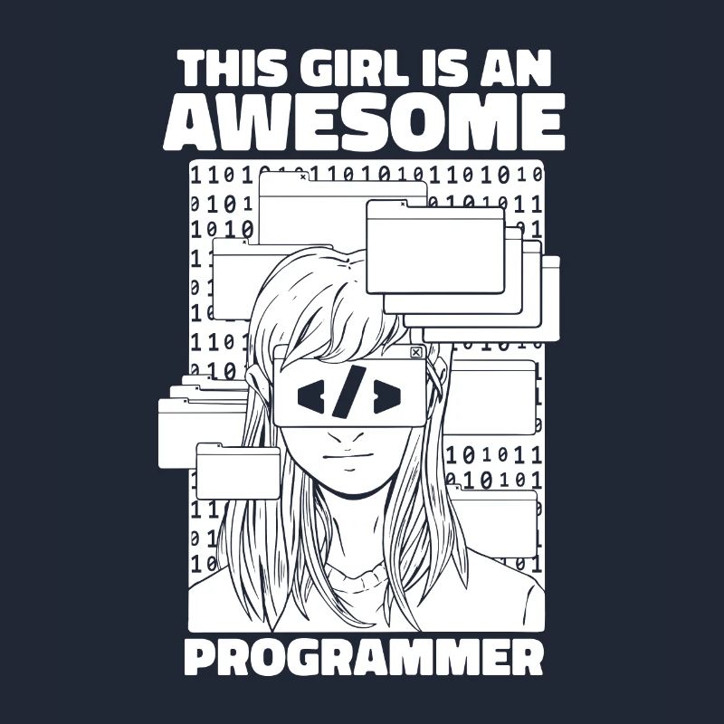Developer Coder Programmer Girl
