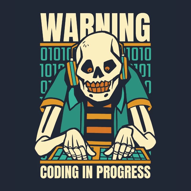 Développeur Coder Programmeur Squelette