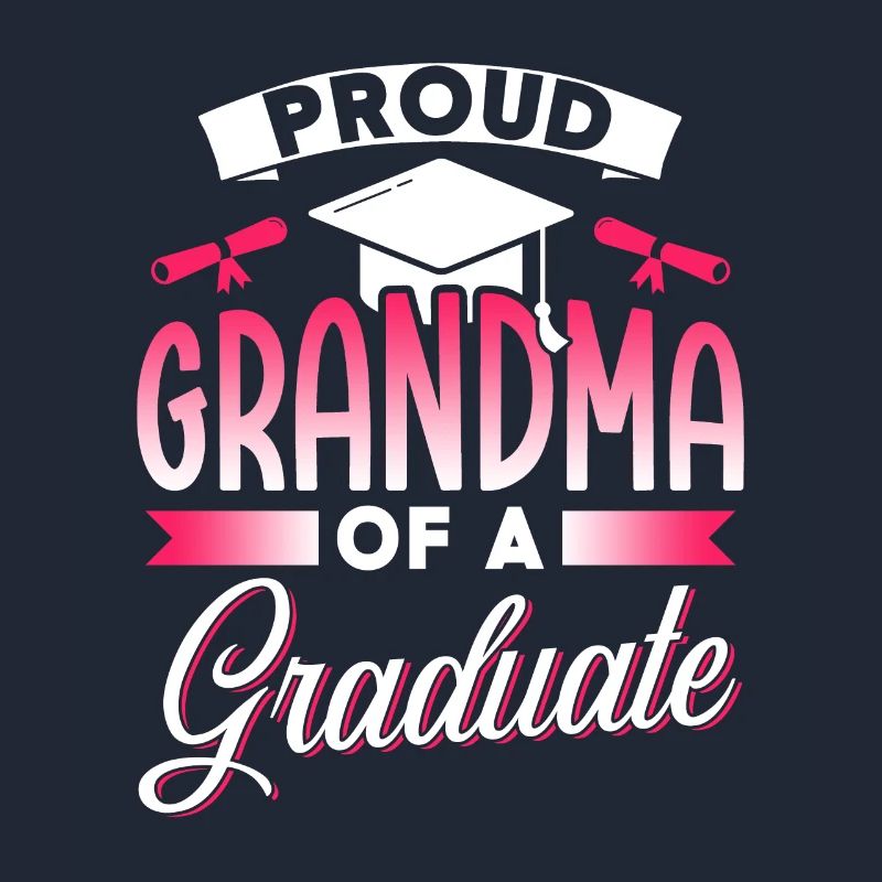 Stolze Großmutter Eines Absolventen Absolvent