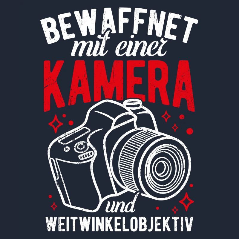 Bewaffnet mit einer KAMERA und WEITWINKELOBJEKTIV