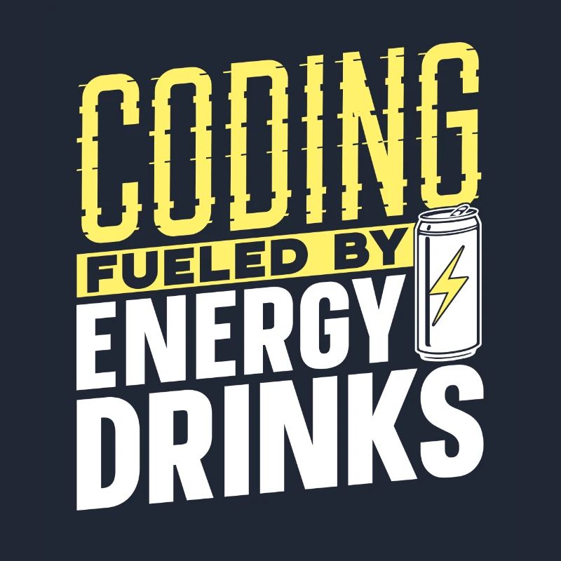 Programming with Energy Drinks Coding Coder Code