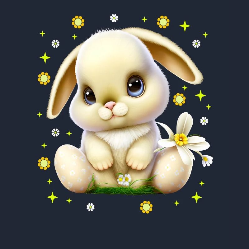Mignon lapin de Pâques Lapin Visage de lapin mignon