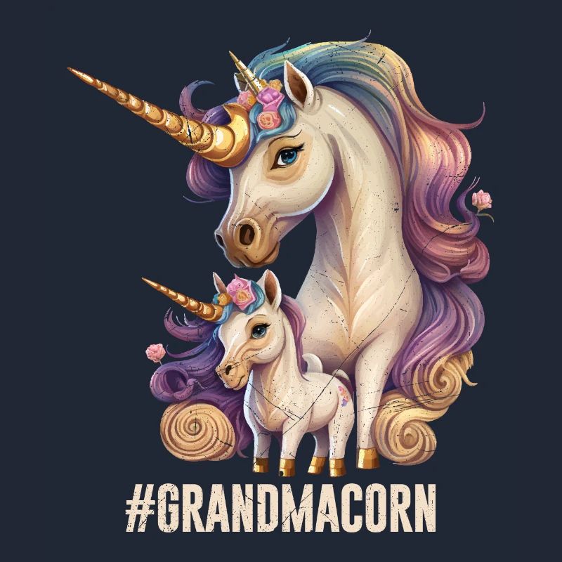 Omacorn Muttertag Einhörner Großmutter Unicorn