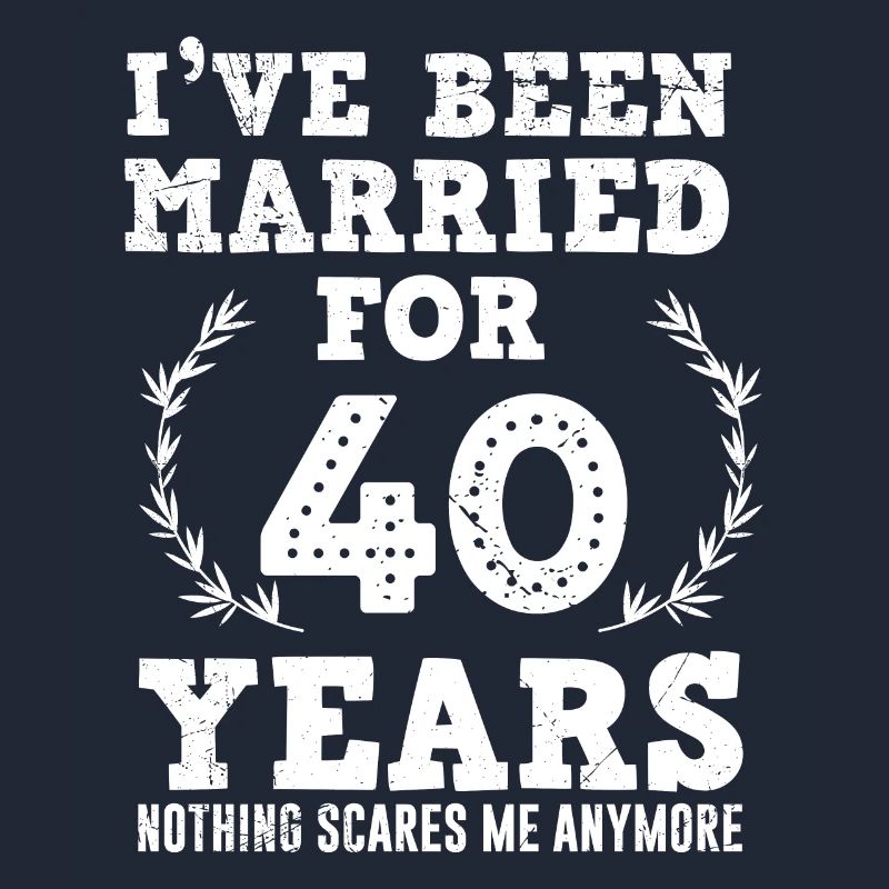 40 years married Ruby wedding