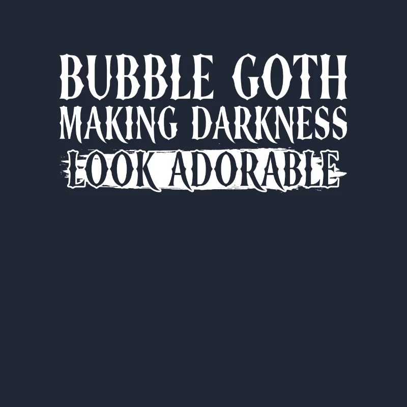 Bubble Goth darkness looks adorable - Goth
