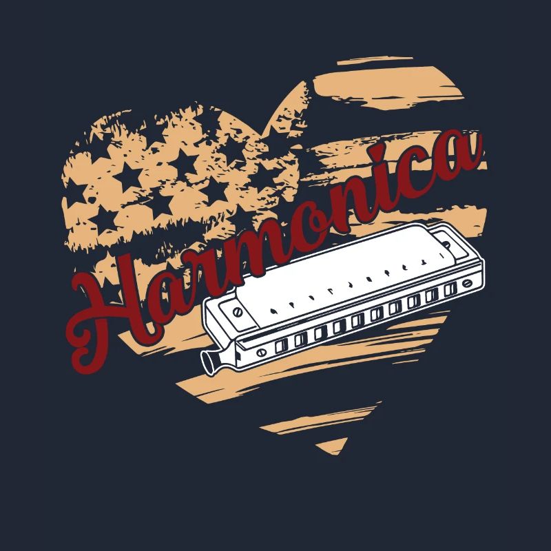 Harmonica Harmonica Flag
