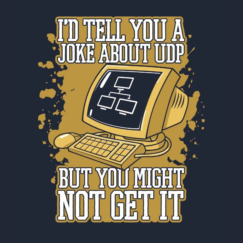 Je vous raconterais une blague sur UDP Developer Coder