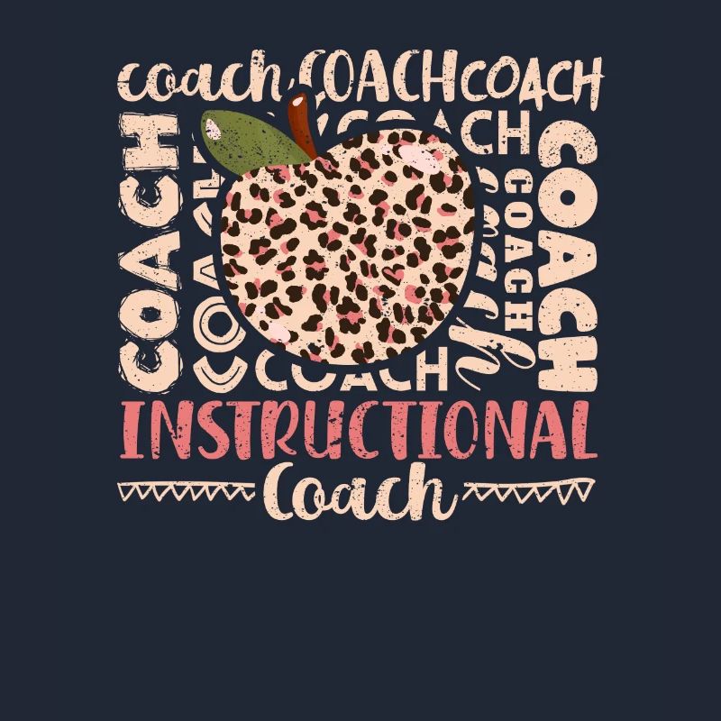 Bleached Leopard Teaching Trainer Typography Teacher