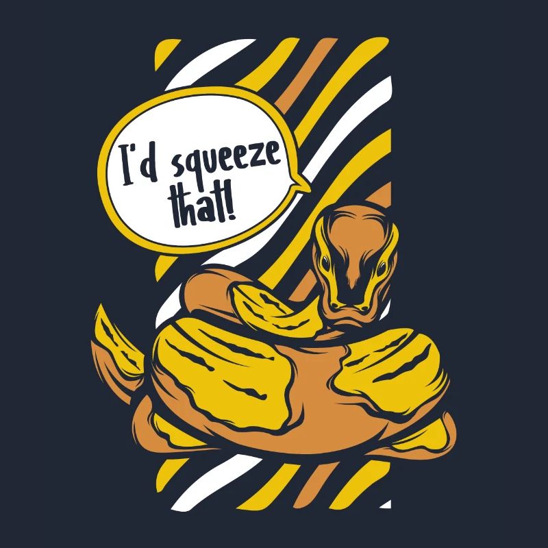 Je serrerais cette boule de banane de serpent python