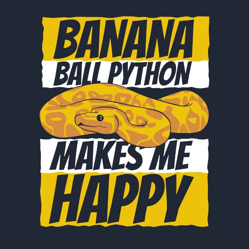 Makes Me Happy Schlange Python Banana Ball Python