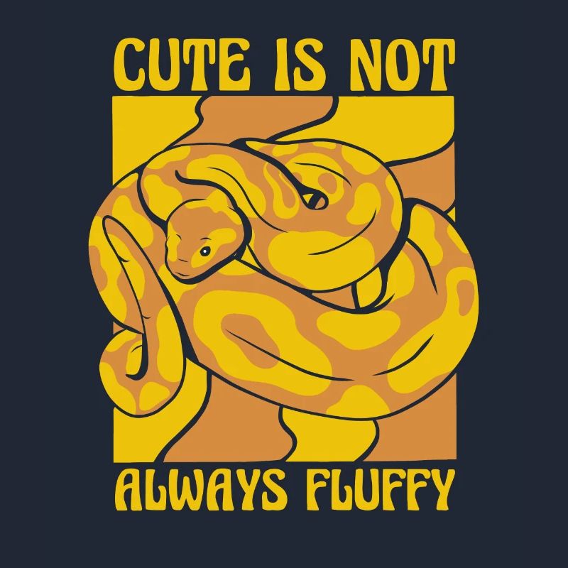 Cute Is Not Always Fluffy Python Schlange Banana