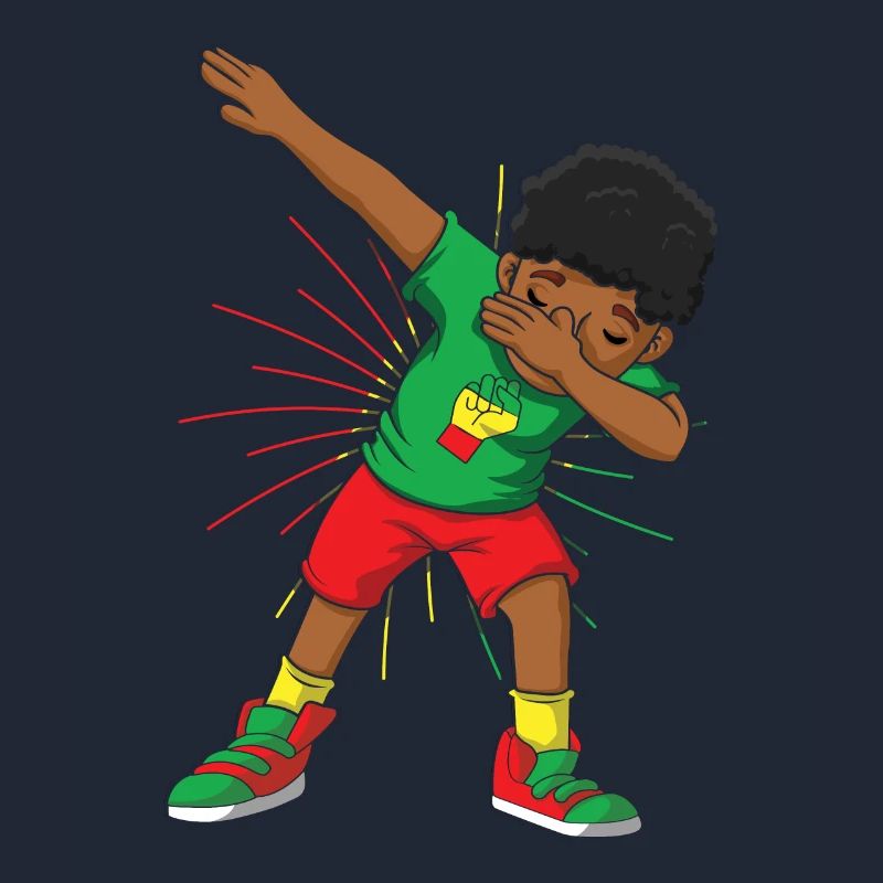 Dab Kid feiern Juneteenth Schwarze Geschichte