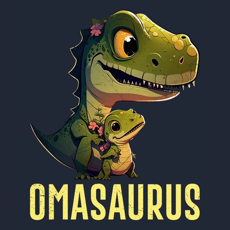 Omasaurus Muttertag Großmutter Dinosaurier
