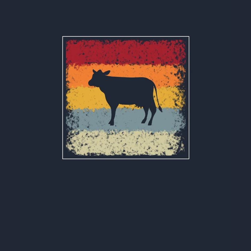 Cow Beef Retro