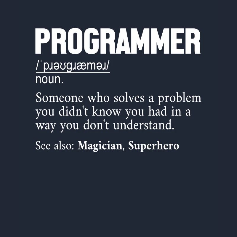 Programmer Definition Software Developer Coder